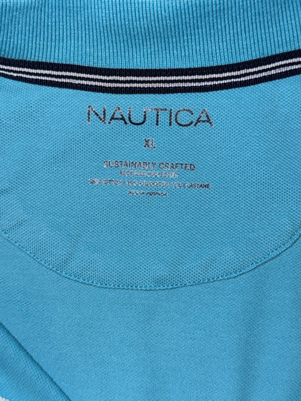 Nautica Ladies Angel Blue Polo Shirt – Size XL (14–16) - Picture 3 of 6